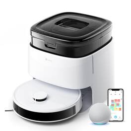 Lefant - M3 sweeping robot|12000Pa suction|Dual-rotating mop|Automatic cleaning and drying|Self-hydrationAPP/voice control - White