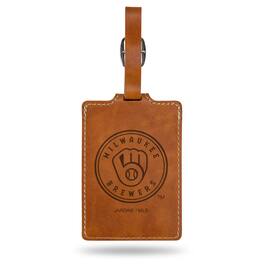 Jardine - Ultra Suede Luggage Tag - Brown
