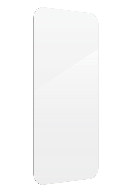 Angle. AT&T - AT&T Tempered Glass Antimicrobial Screen Protector - iPhone 16/15/15 Pro - Clear.