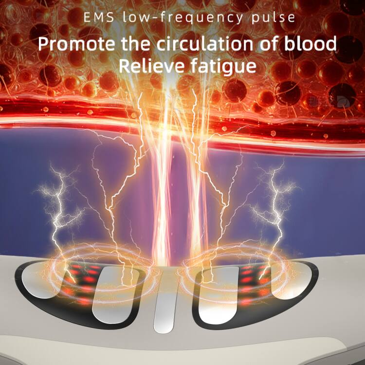 EMS low-frequency pulse  
Promote the circulation of blood  
Relieve fatigue