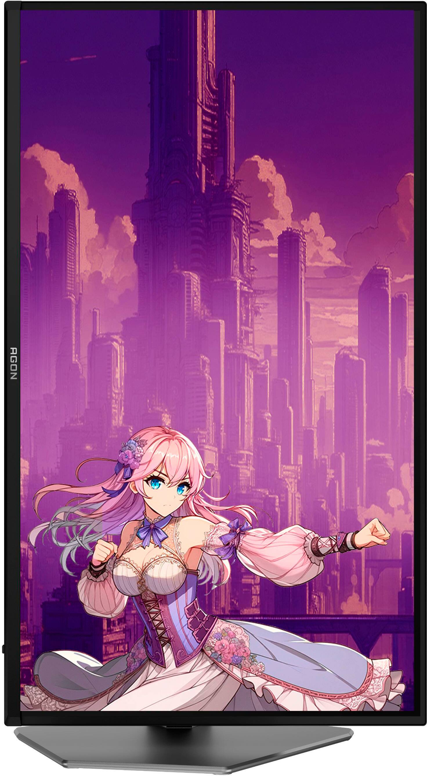 Angle. AOC - 31.5" AG326UD QD-OLED, UHD, 165hz Gaming Monitor - Black.