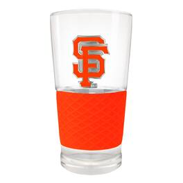 Great American Products - San Francisco Giants 22oz. Pilsner Glass with Silicone Grip - Orange