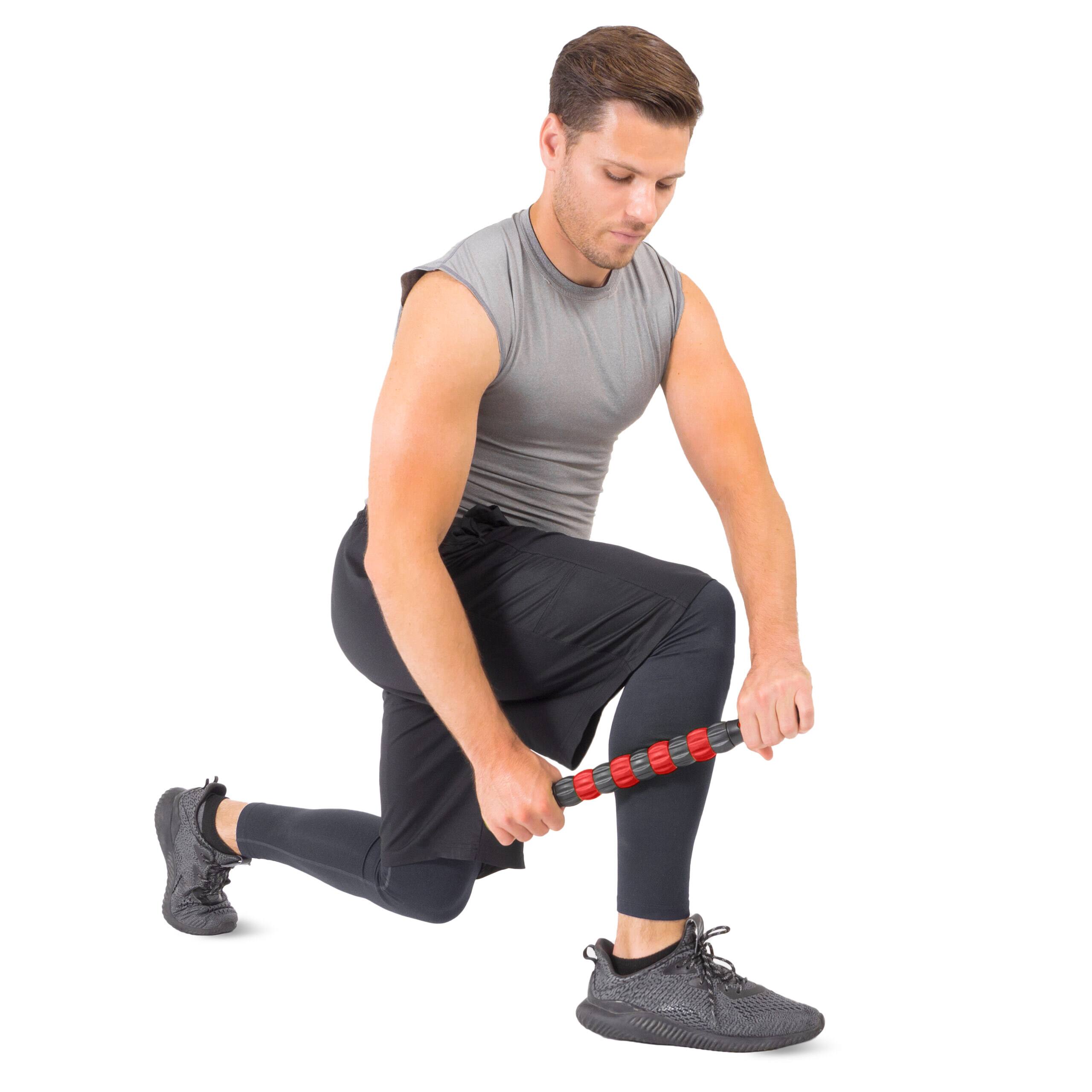 Alt View 1. ProsourceFit - ProsourceFit Massage Stick Roller - Black/Red.