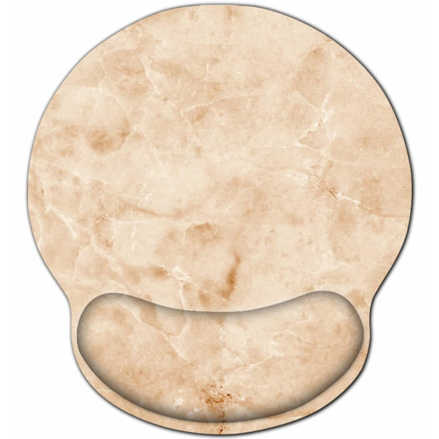 Stock Preferred - Ergonomic Mouse Pad with Gel Wrist Rest – Non-Slip Gaming & Office Pad - Beige