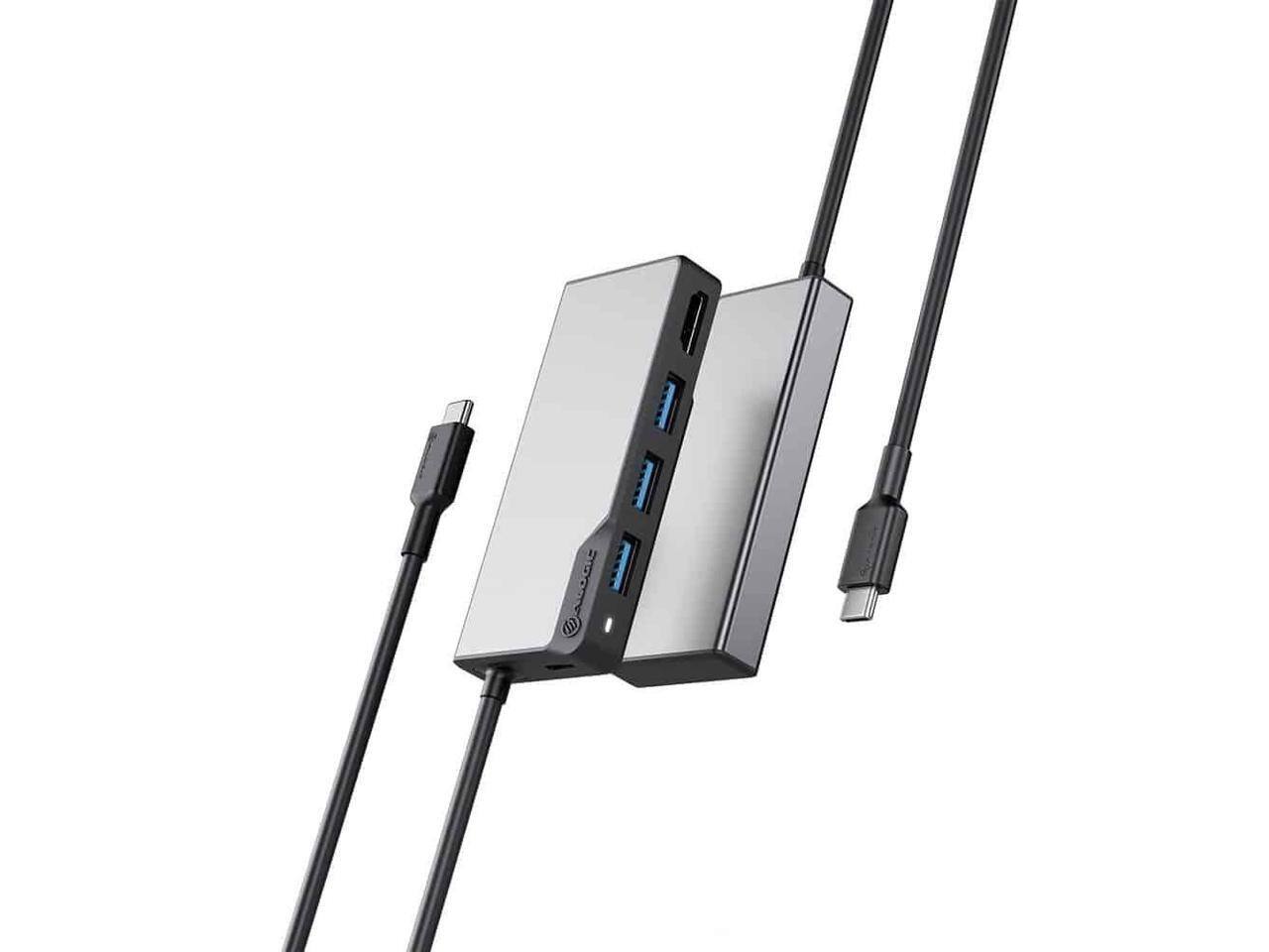 Alt View 2. Alogic - Alogic Fusion CORE 5-in-1 USB-C Hub Compact Dock V2 UCFUHDV2SGR.