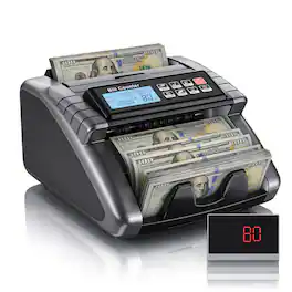 Aneken - AL-1000, USD/EUR Bill Counter, Value Counting, UV/MG/IR/DD/DBL/HLF/CHN, LCD Display