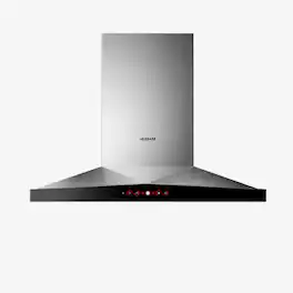 Robam - 36 inches - Externally Vented - Wall Range Hood - Black