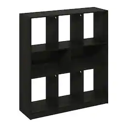 FurniFact - Engineered Wood bookcase with simple design for versatile storage - Espresso