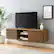 Alt View 4. Modway - Render 60" Wall-Mount Media Console TV Stand by Modway - Walnut.