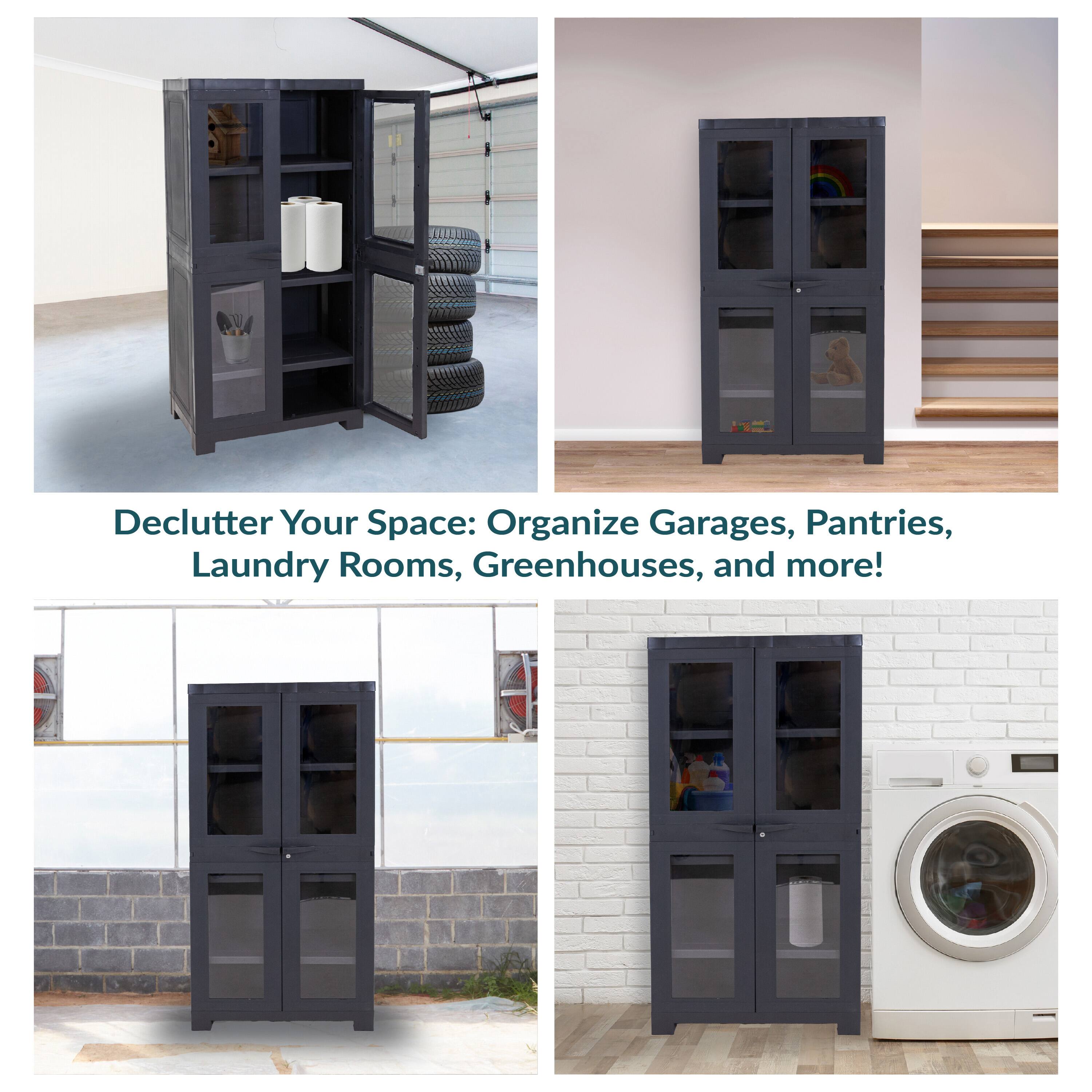 Declutter Your Space: Organize Garages, Pantries, Laundry Rooms, Greenhouses, and more!