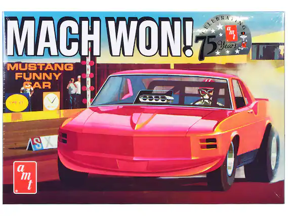 MACH WON!
MUSTANG FUNNY CAR
CELEBRATING 75 Years
a m t