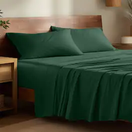 Bare Home - Bamboo Sheet Set - Forest Green