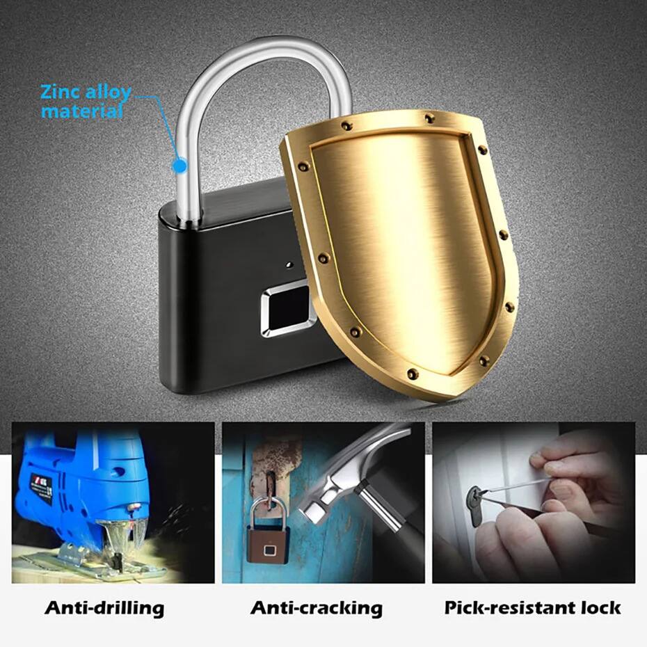 Zinc alloy material  
Anti-drilling  
Anti-cracking  
Pick-resistant lock
