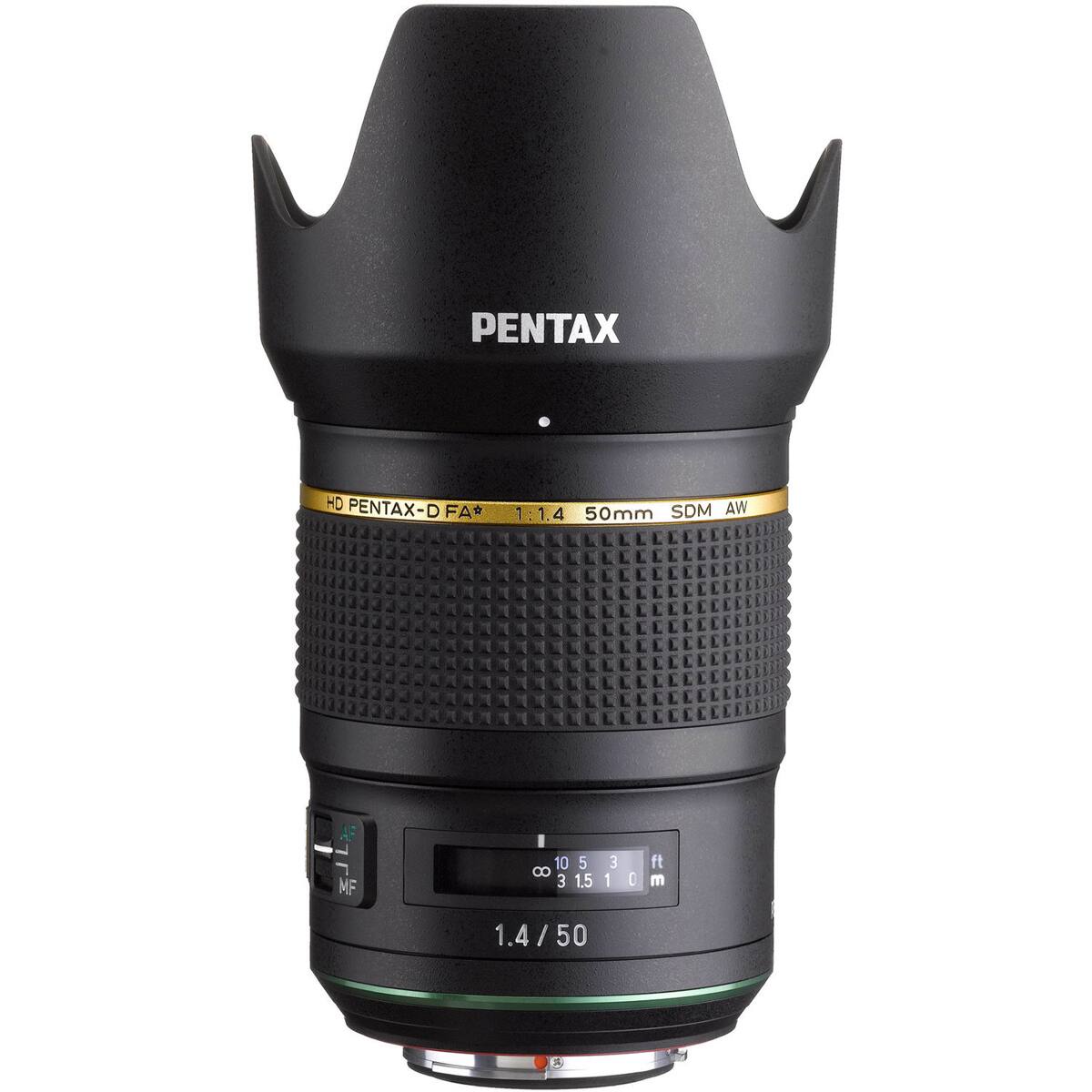 PENTAX  
HD PENTAX-D FA*  
1:1.4 50mm SDM AW  
AF MF  
8  
10 5 3 1.5  
3 1  
0  
ft m  
1.4/50
