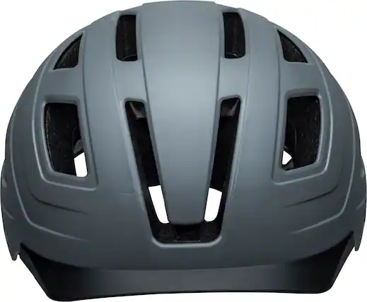 Front. Bell - Range Hardshell Lighted Helmet for Bike and Scooter - Asphalt.