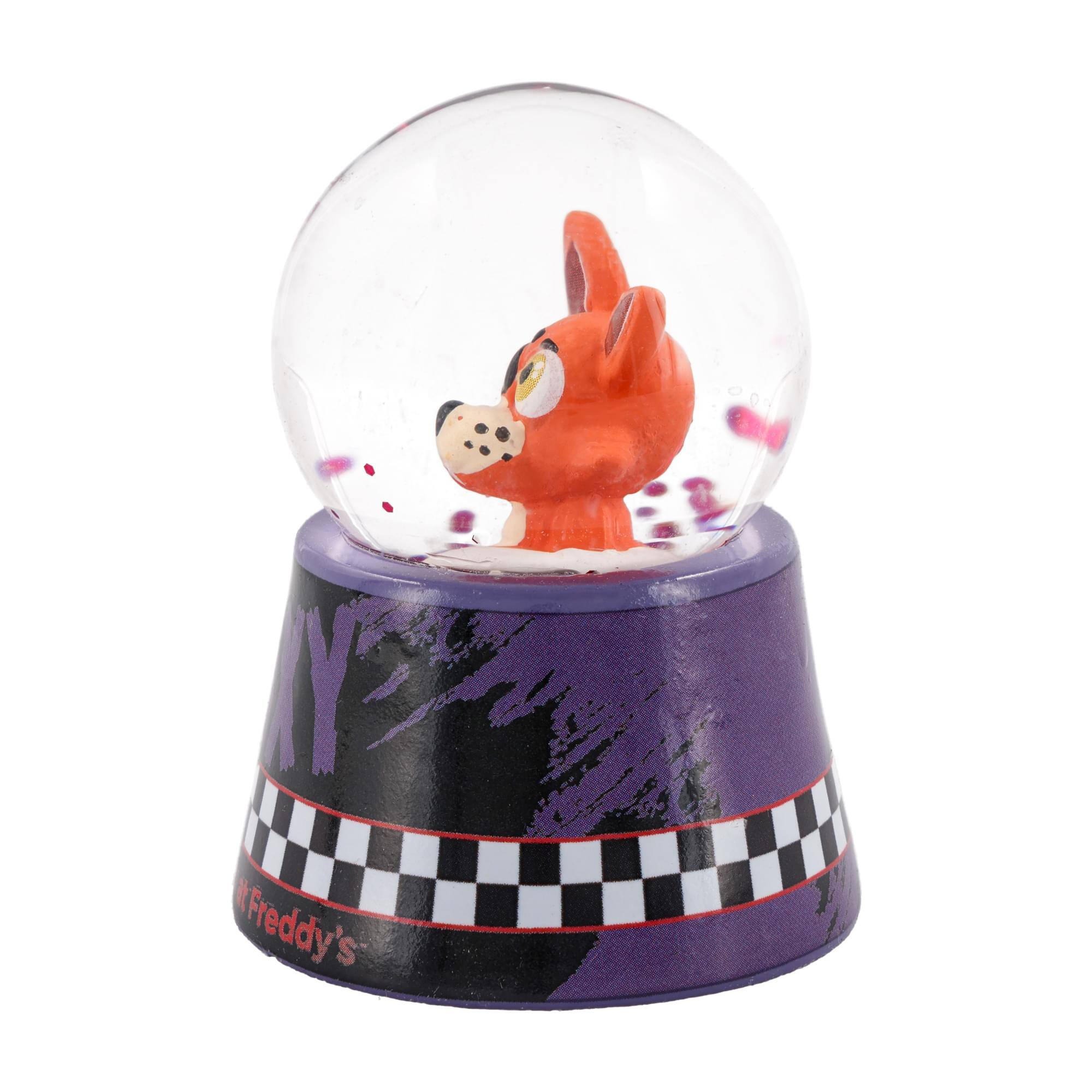 Alt View 10. Silver Buffalo - Five Nights At Freddy's Foxy The Pirate Mini Snow Globe | 3 Inches Tall.