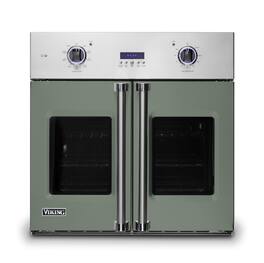 Viking - 30" 7 Series French Door Single Built-In Electric Thermal Convection Oven - Eucalyptus
