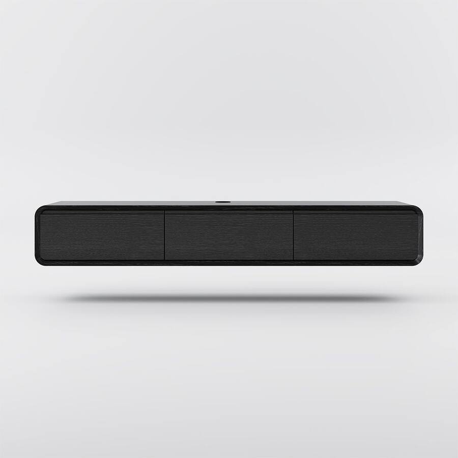 POVISON Floating TV Stand Black TS2001B160 - Best Buy