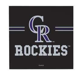 Evergreen Enterprises - Colorado Rockies 12" x 12" Wood Wall Sign - Multicolor