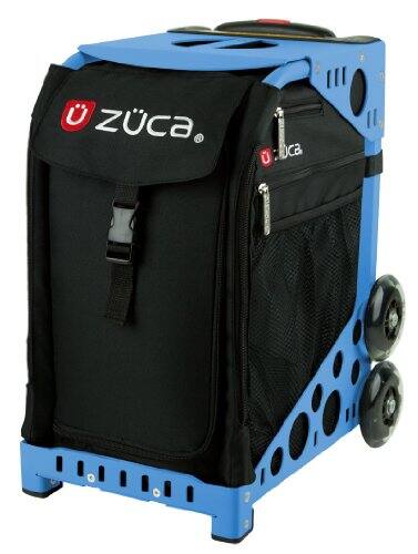 Front. Zuca - Zuca Sport Obsidian Insert Bag & Blue Frame - Blue.