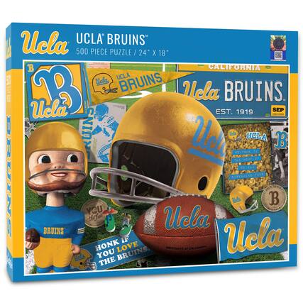 UCLA Bruins
500 Piece Puzzle / 24" x 18"
UCLA Bruins
Est. 1919
Welcome to the Home of
82, 342 Screaming Fans
HONK IF YOU LOVE THE BRUINS
You the Fan
University of California