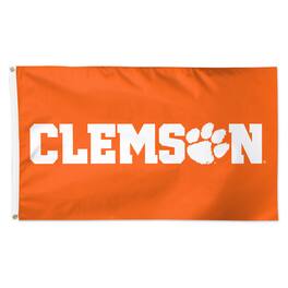 WinCraft - Clemson Tigers 3' x 5' Single-Sided Deluxe Secondary Team Logo Flag - Multicolor