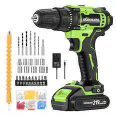 e SEBINUEBIE WWOL-POGEY PRTEC - of . 8 . 13.A.6.8-1 6 . 4 . 2 t WORKBLESS - : Ae Lan 200g 3T 4 5 6 + * PZ1P P22 PH1 PH2 T15 T20 AD MAX 21V 2. 2.0AM WORKBLESS V Lithium ion