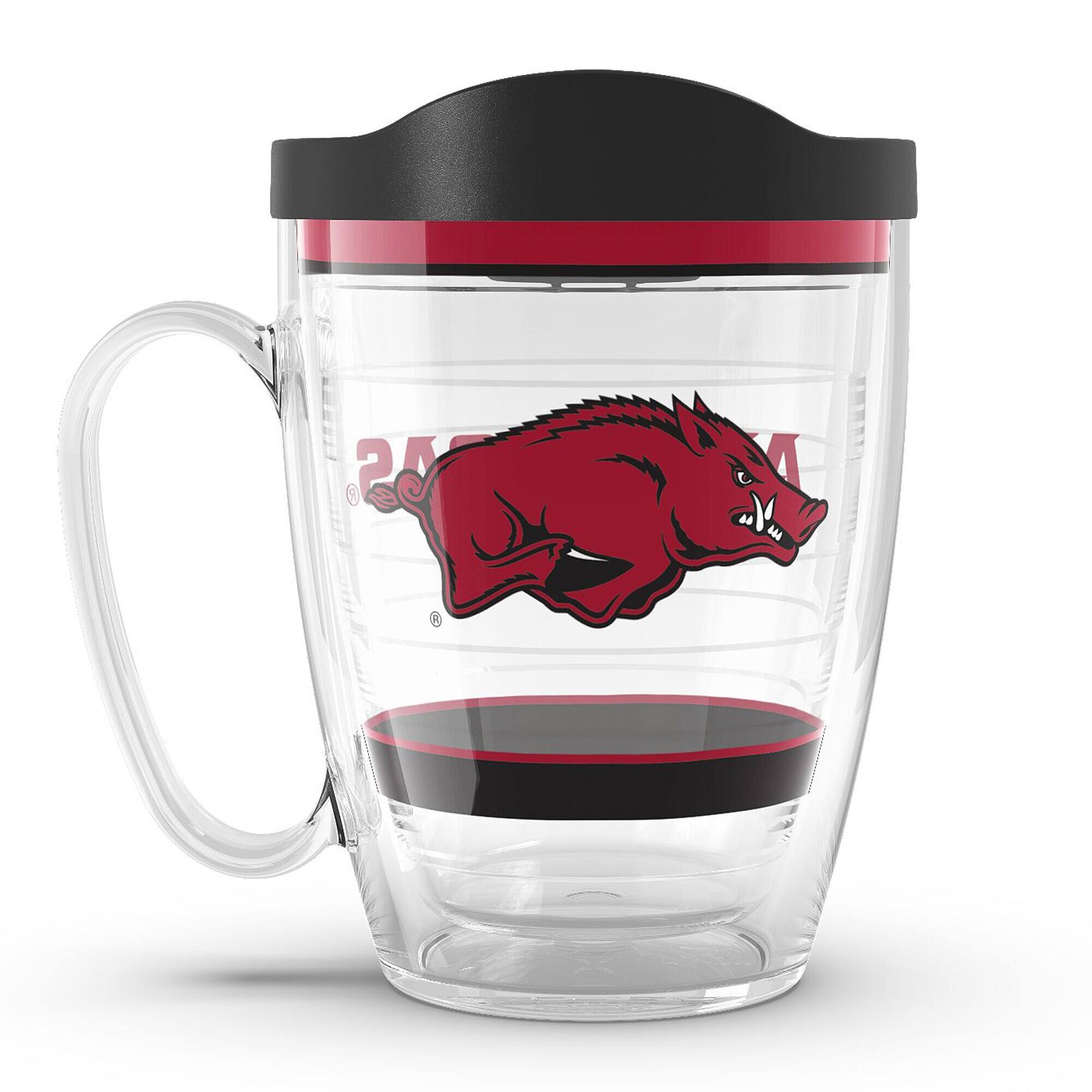 Front. Tervis - Arkansas Razorbacks 16oz. Tradition Classic Mug - Multicolor.