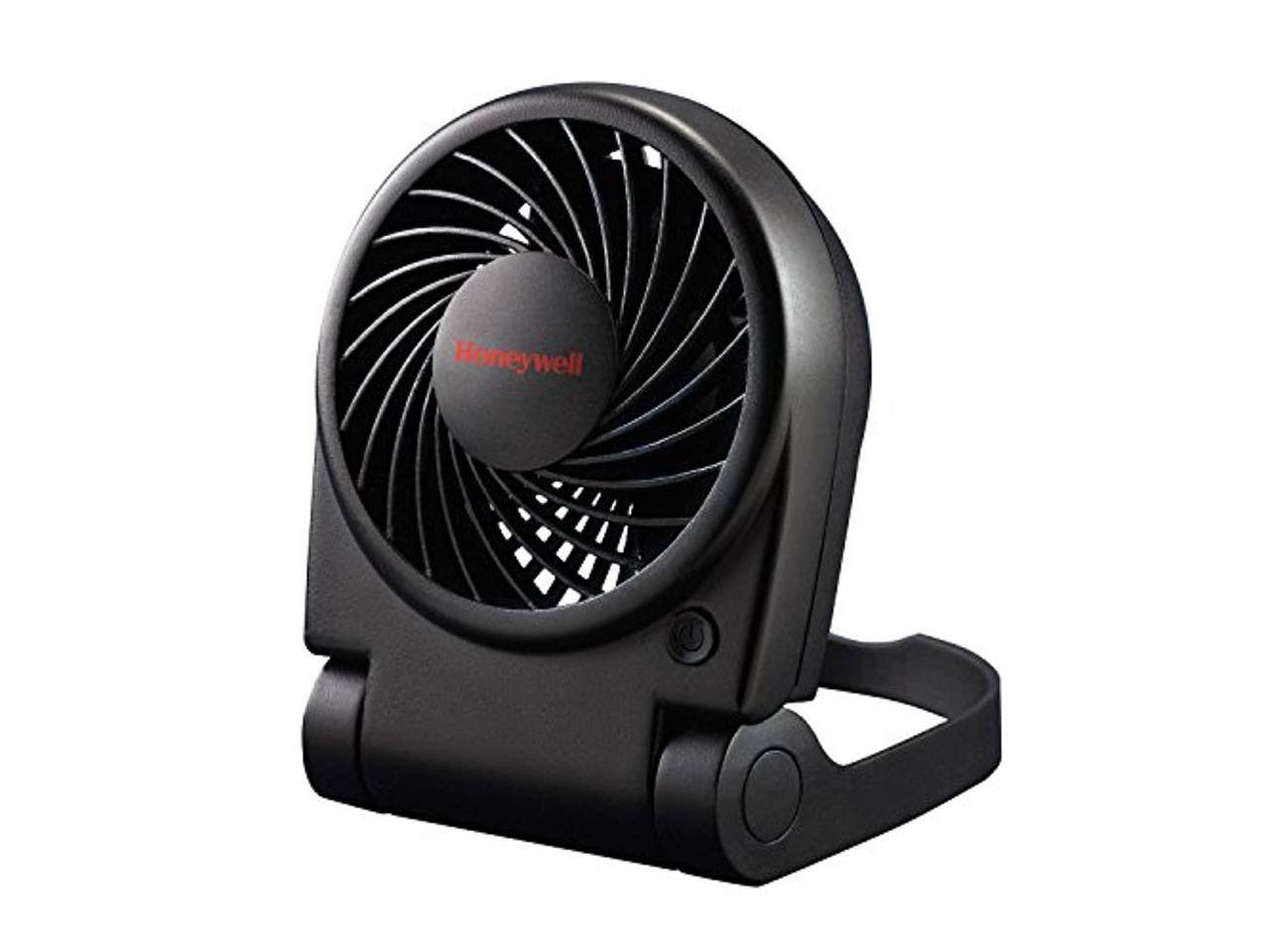 Alt View 2. Honeywell - Honeywell Turbo On The Go USB/Battery Powered Fan Black HTF090B - Black.