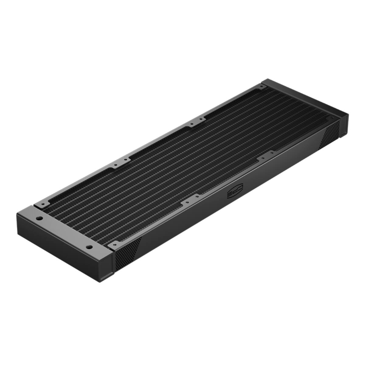 Back. PCCOOLER - DA360 Pro ARGB Digital AIO CPU Liquid Cooler, 360mm Radiator, 300W TDP, 270° Rotatable Digital Display - Black.