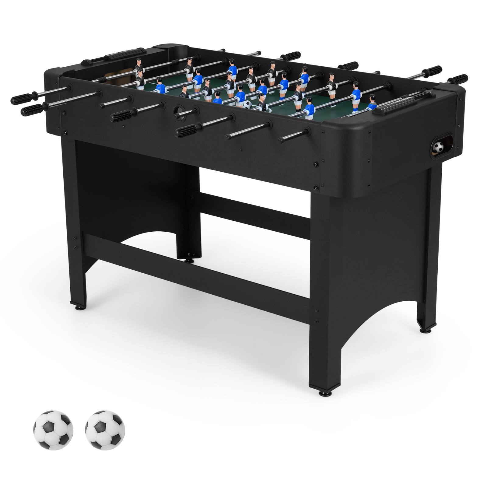 Alt View 9. Gymax - Gymax 47'' Competition Full Size Soccer Game Table w/22 Players 2 Balls Slide Scorers Black - Black.