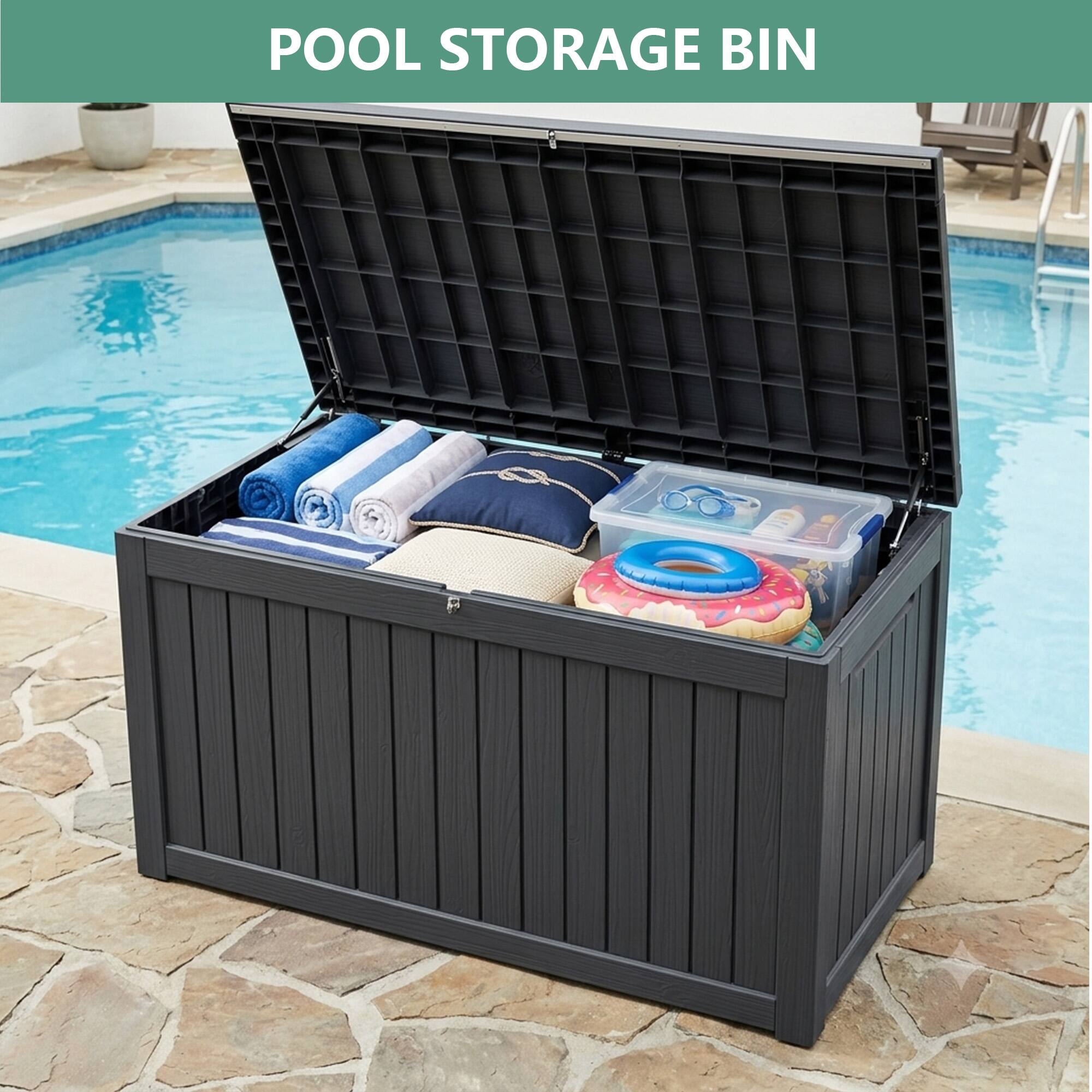 POOL STORAGE BIN