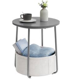 Cement Gray + Cream White Round Without LED l