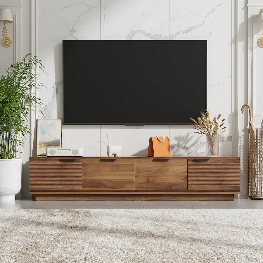 Purchasing Room MERAVOM Mid Century Modern TV Stand for TVs up to 85
