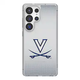 Keyscaper - NCAA - Virginia Cavaliers Linen Logo Galaxy Clear Case - S23 Ultra - Multicolor