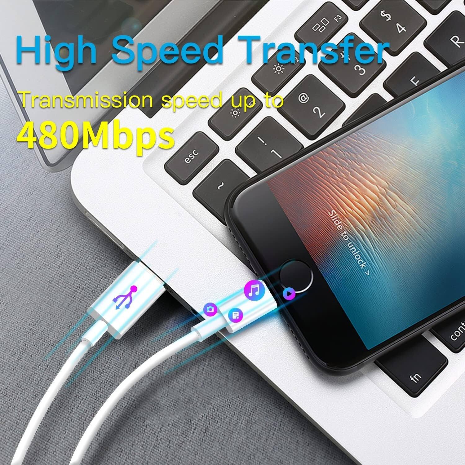 High Speed Transfer, Transmission speed up to 480Mbps