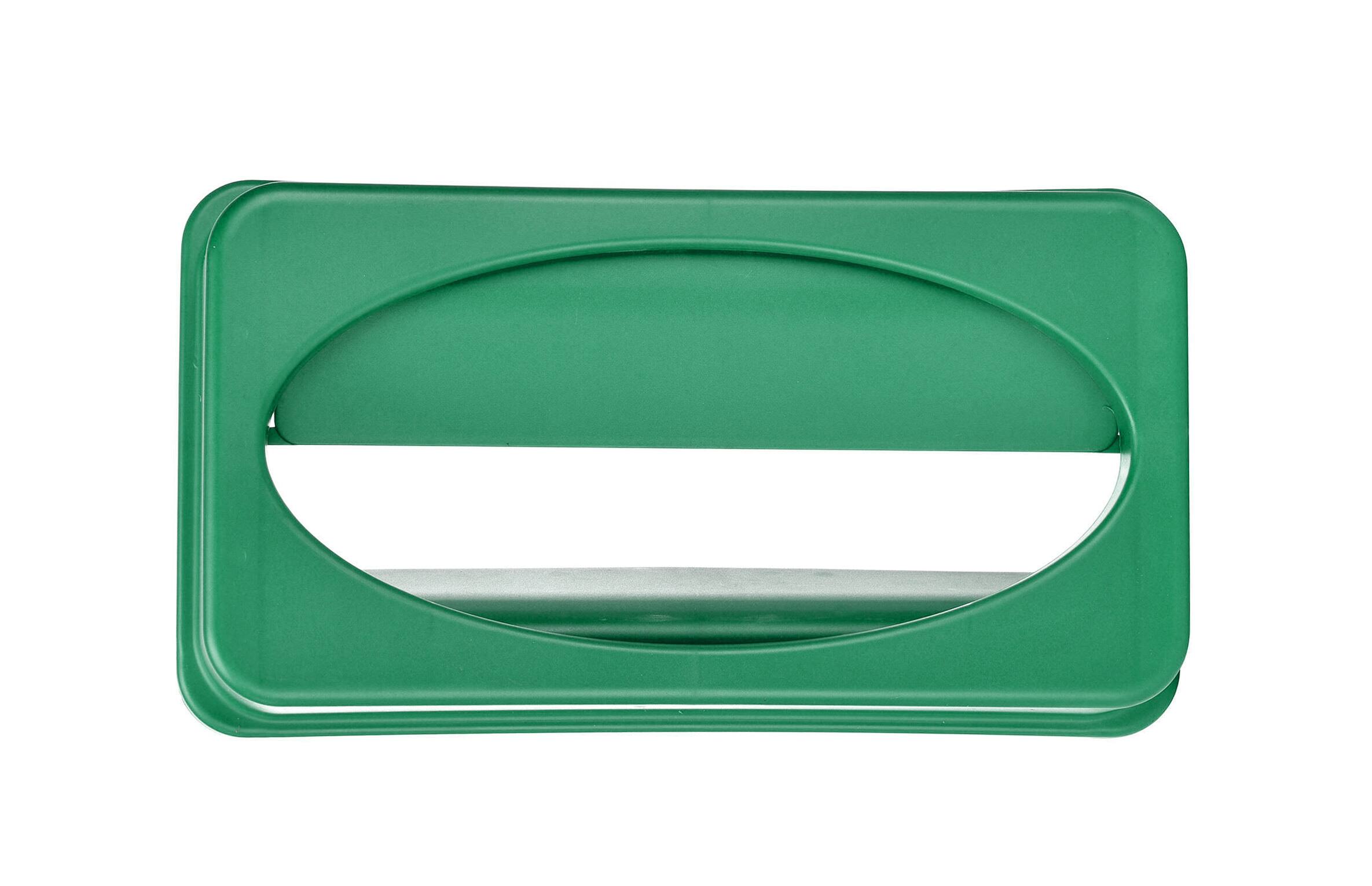 Alt View 7. Alpine Industries - 23 Gallon Drop Shot Swing Trash Can Lid - Green.