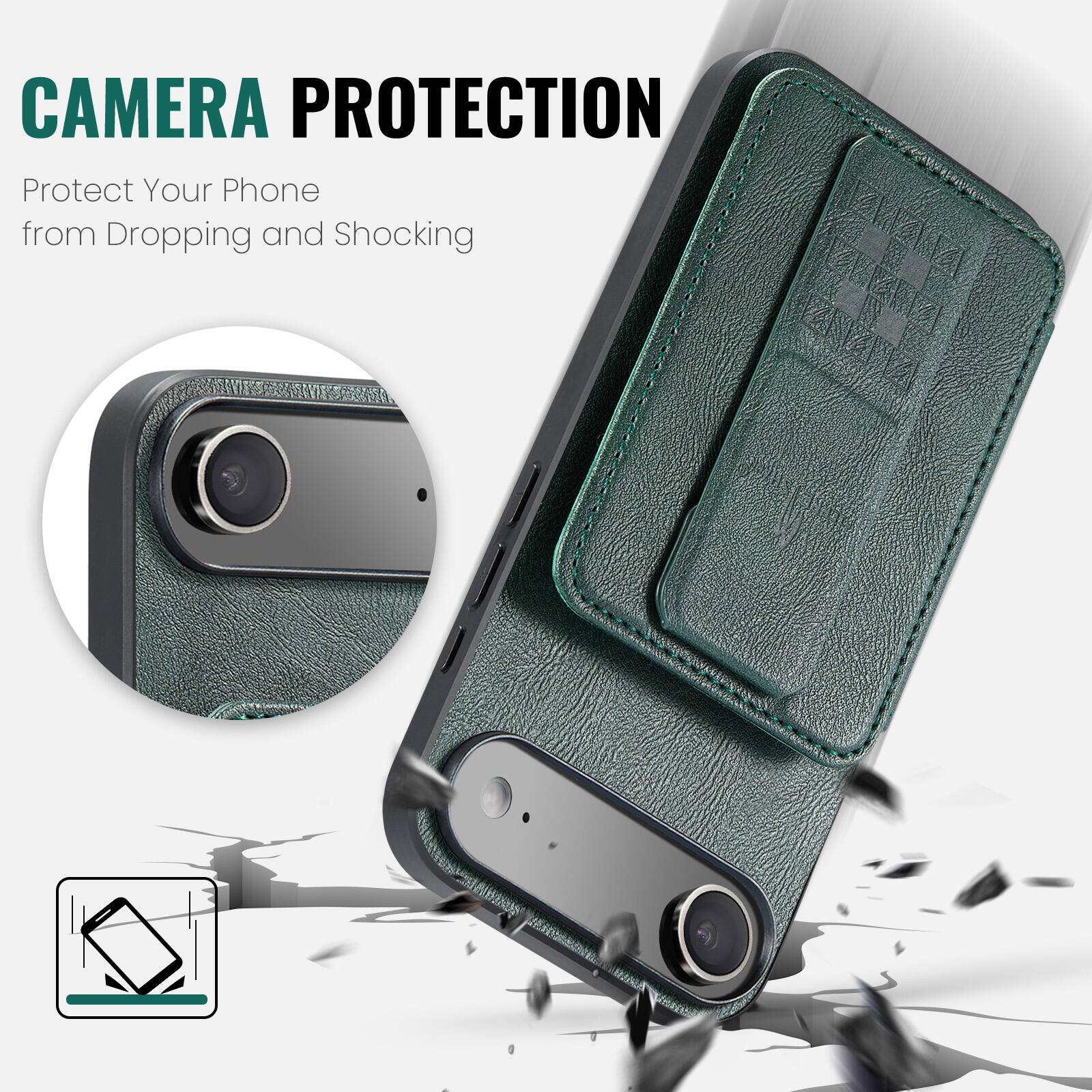 CAMERA PROTECTION  
Protect Your Phone from Dropping and Shocking