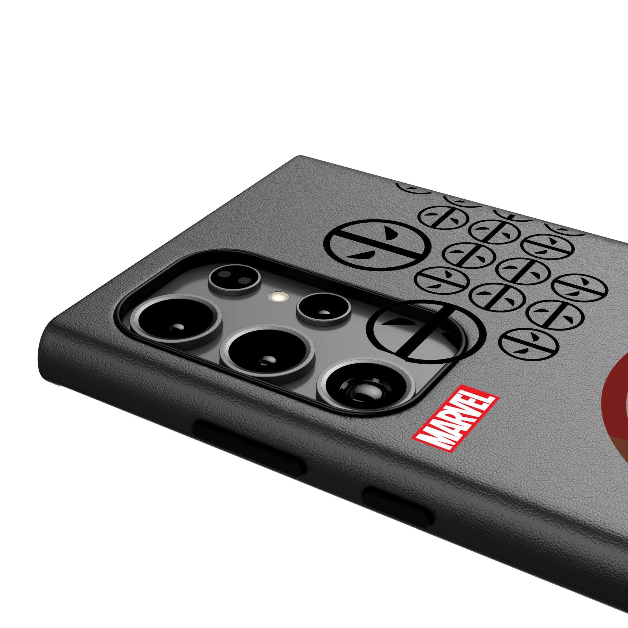 Back. Keyscaper - Marvel Sigil MagSafe Compatible Phone Case - Samsung Galaxy S25 Ultra - Deadpool.