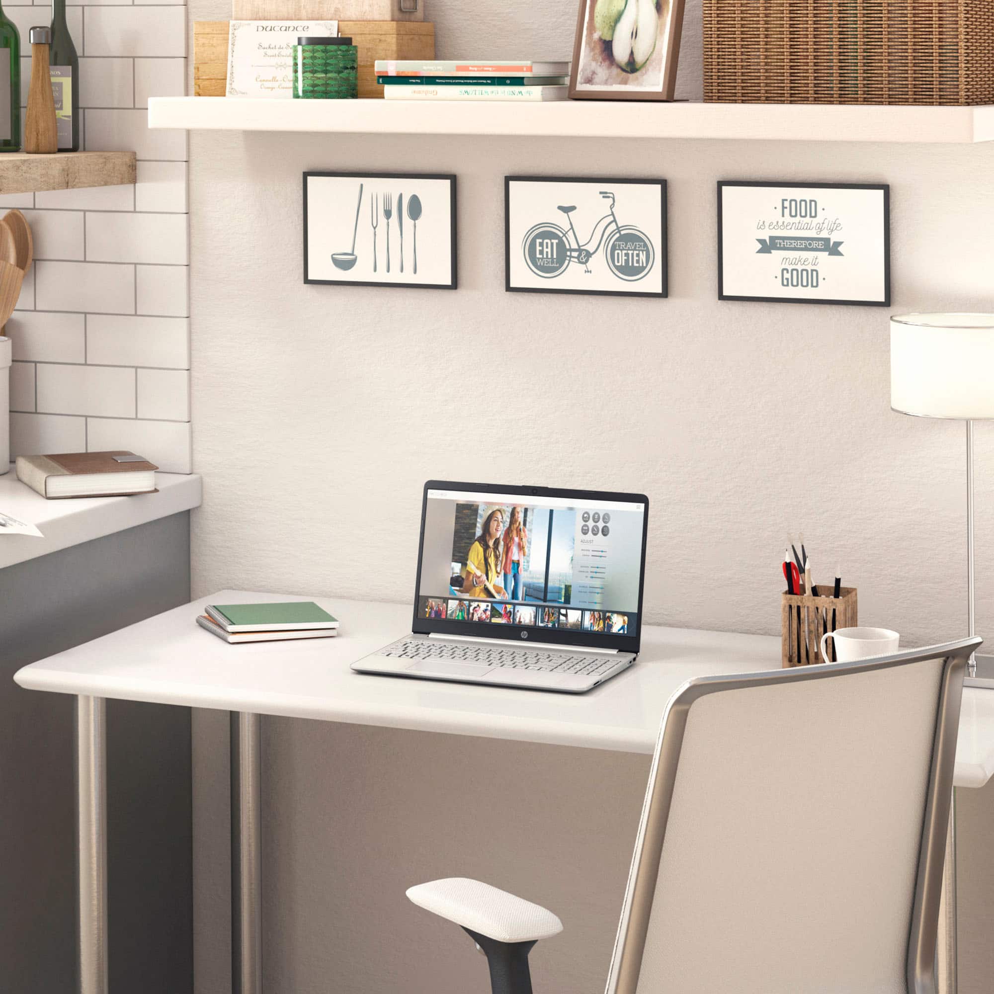 The text on the image reads: "Eat often, food is essential for life."