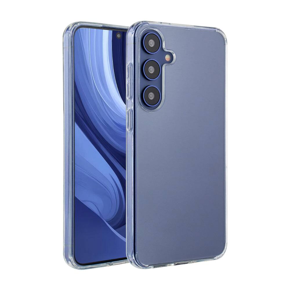 Reiko - High Quality 2X Clean Pc And Tpu Bumper Case In For Samsung Galaxy S25 Plus - Clear