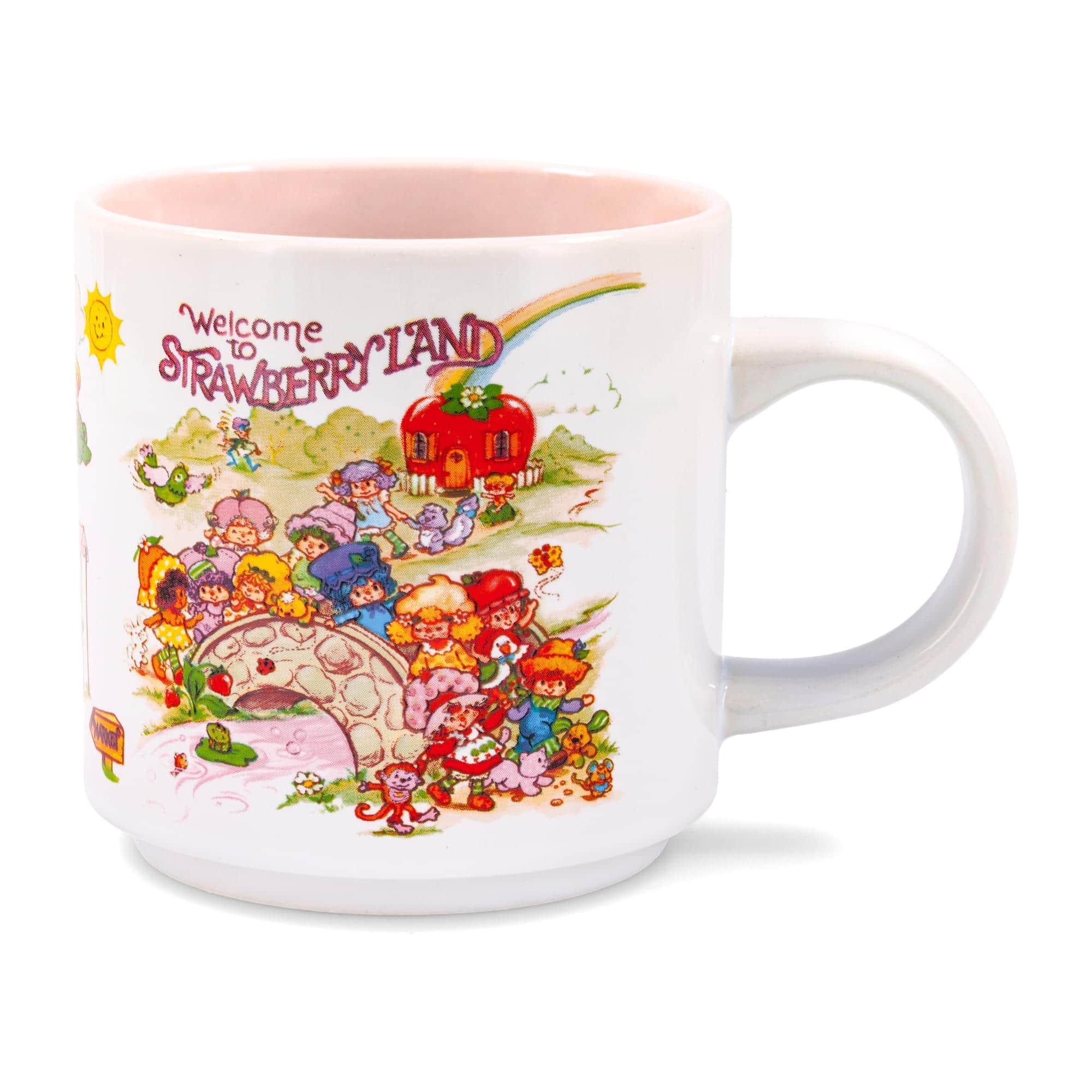 Silver Buffalo - Strawberry Shortcake "Welcome To Strawberryland" Ceramic Mug | Holds 13 Ounces - White
