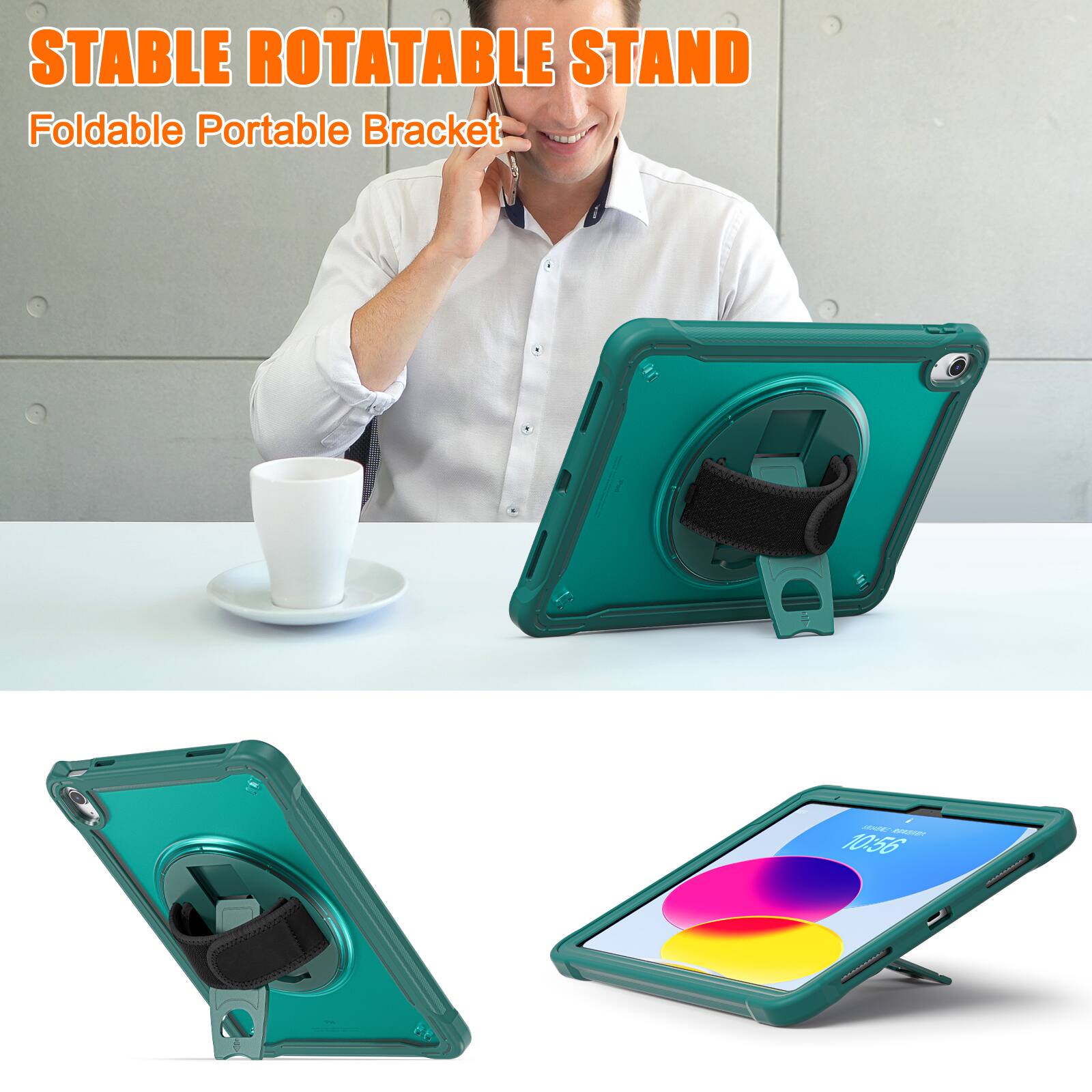 STABLE ROTATABLE STAND  
Foldable Portable Bracket