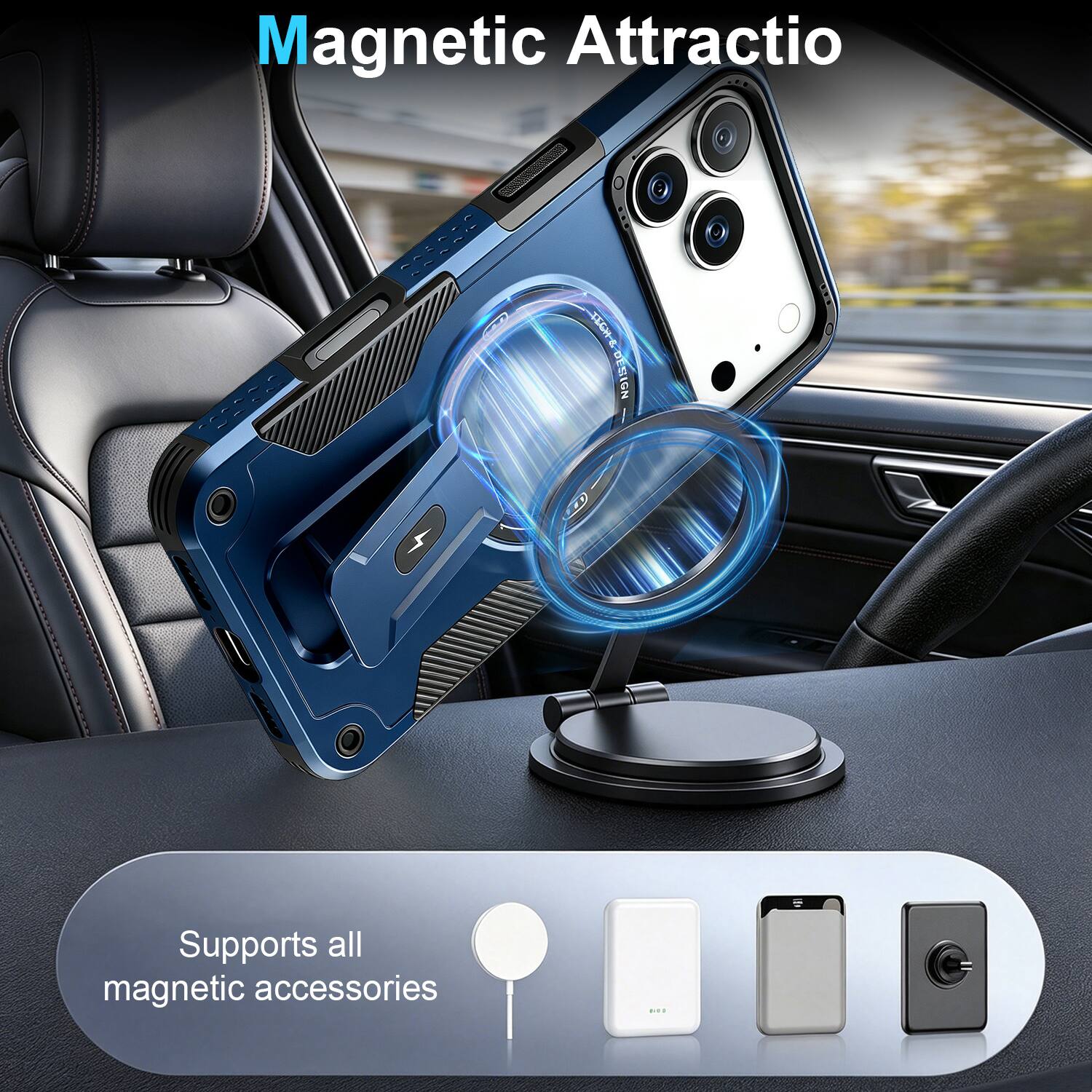 Equipd Phone Case for iPhone 18 Pro / iPhone 17 Pro (6.3 Inch), Sturdy ...