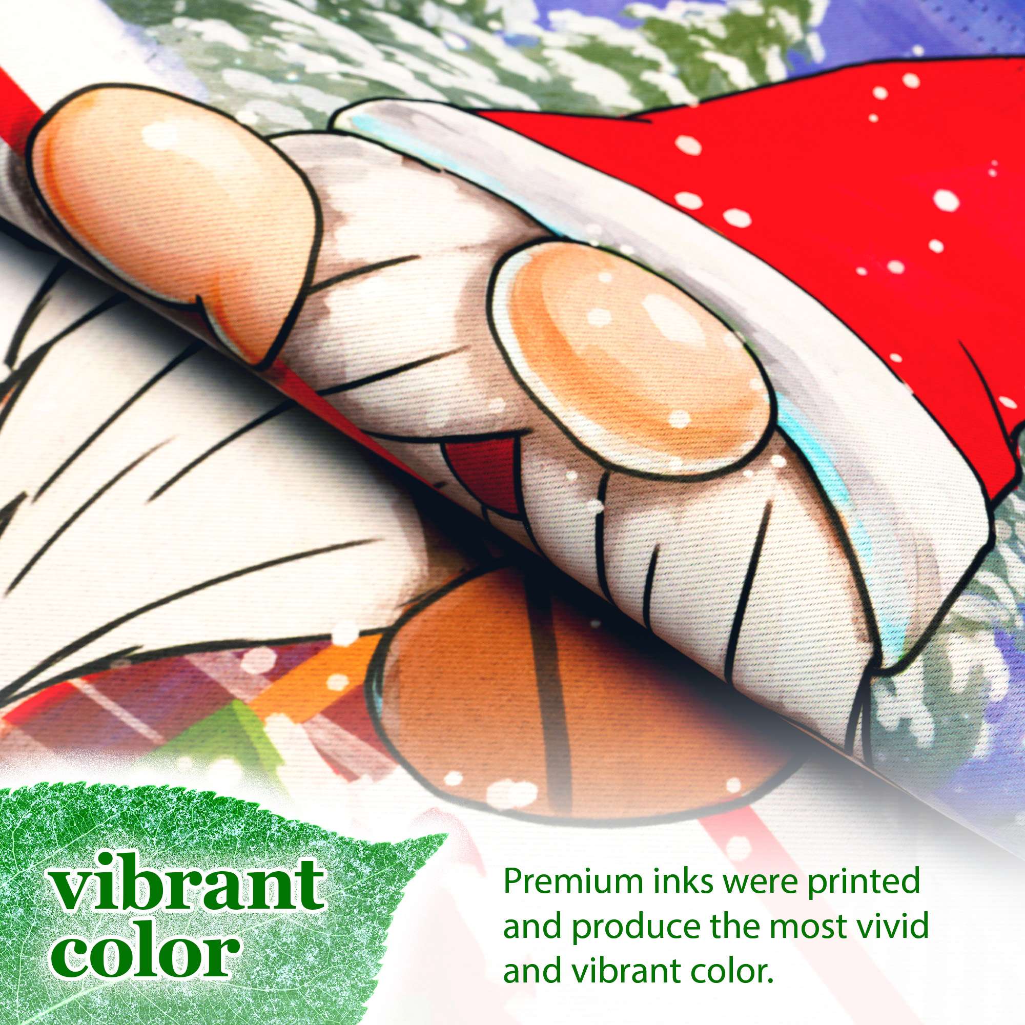 vibrant color

Premium inks were printed and produce the most vivid and vibrant color.