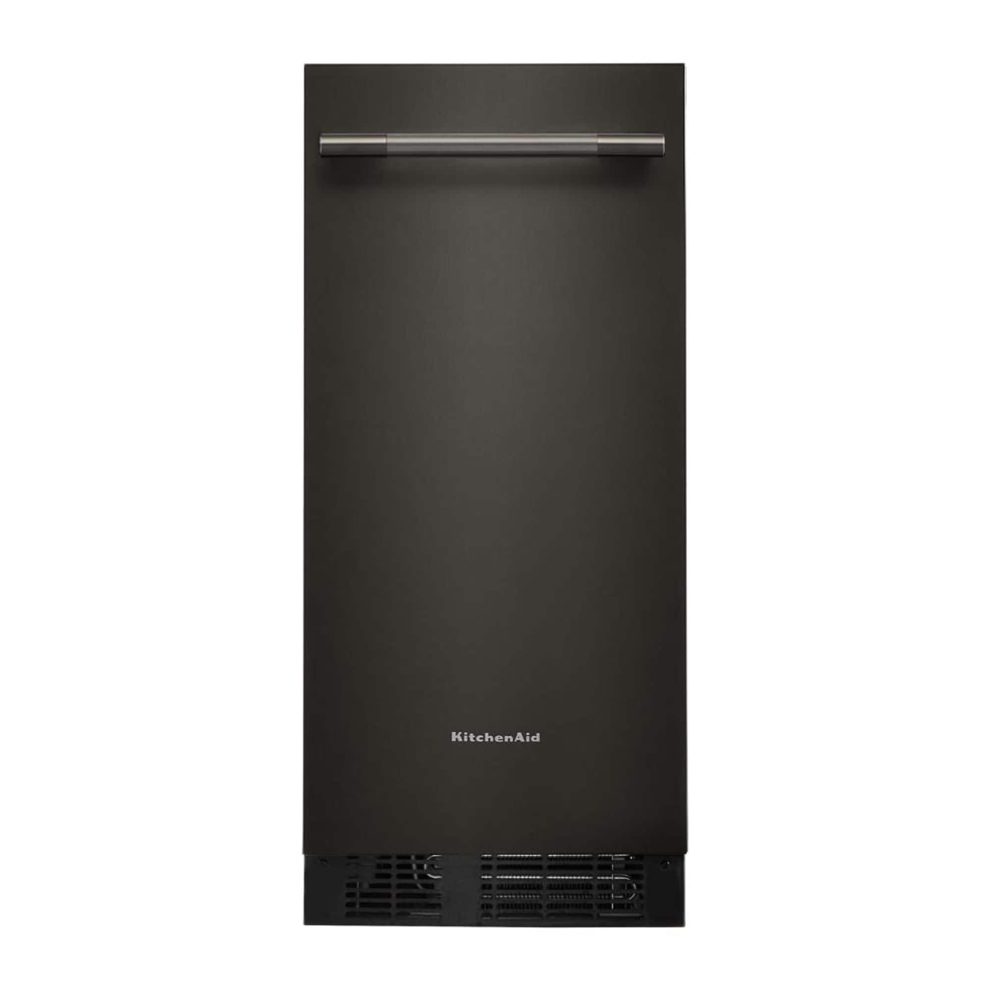 KitchenAid - 18" 35-Lb. Ice Maker - Black Ore