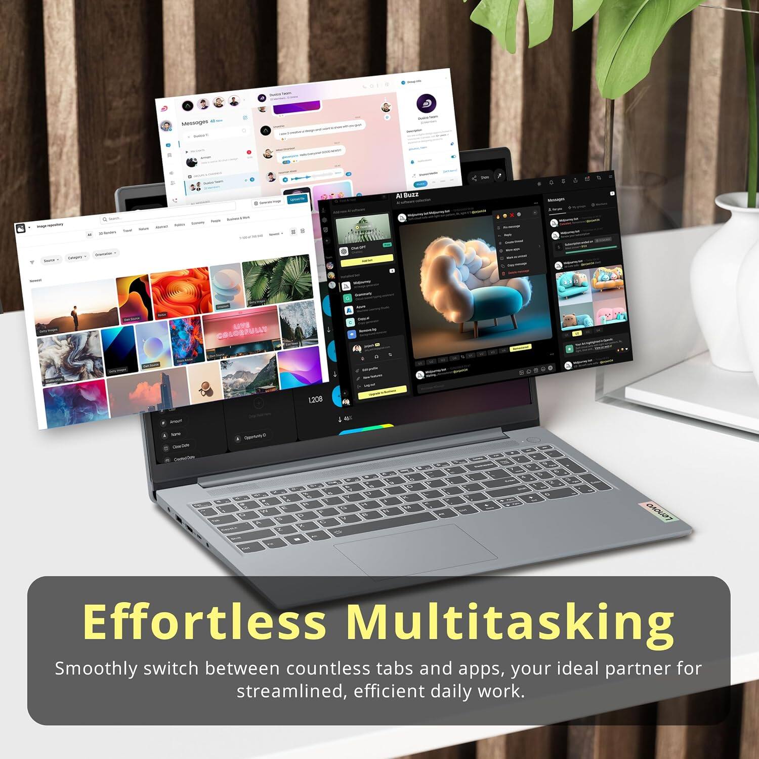 Effortless Multitasking  
Smoothly switch between countless tabs and apps, your ideal partner for streamlined, efficient daily work.
