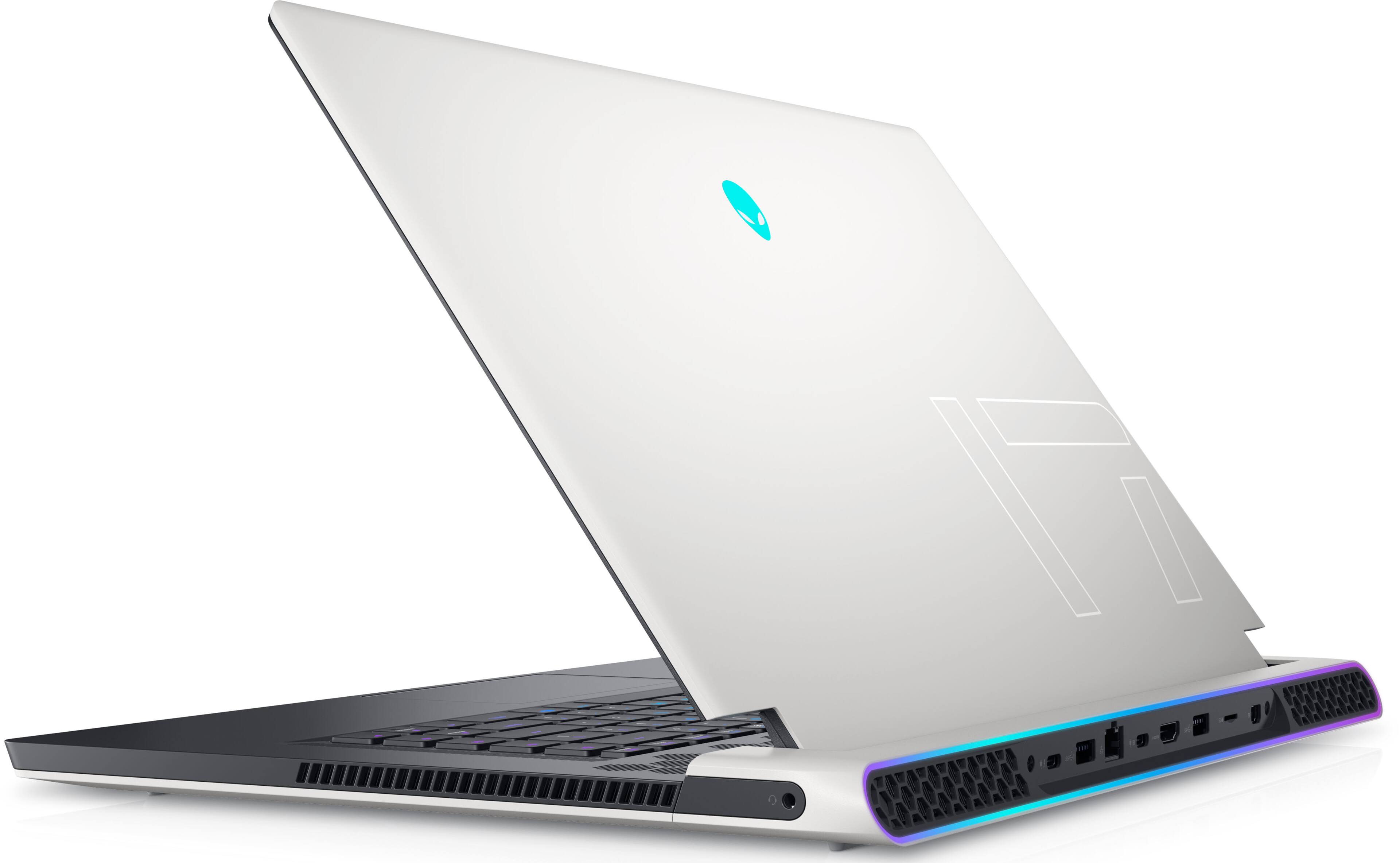 Alt View 5. Dell - Alienware x17 R1 Alienware x17 R1 AWX17R1-7996WHT-PUS Laptop 17.3 FHD Display (i7-11800H, Win 11 Home) - Lunar Light.