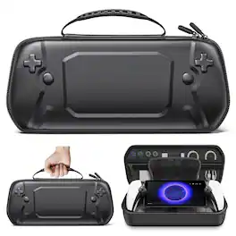 Kitcheniva - Protective Carrying Case For Playstation Portal Remote Player - Black