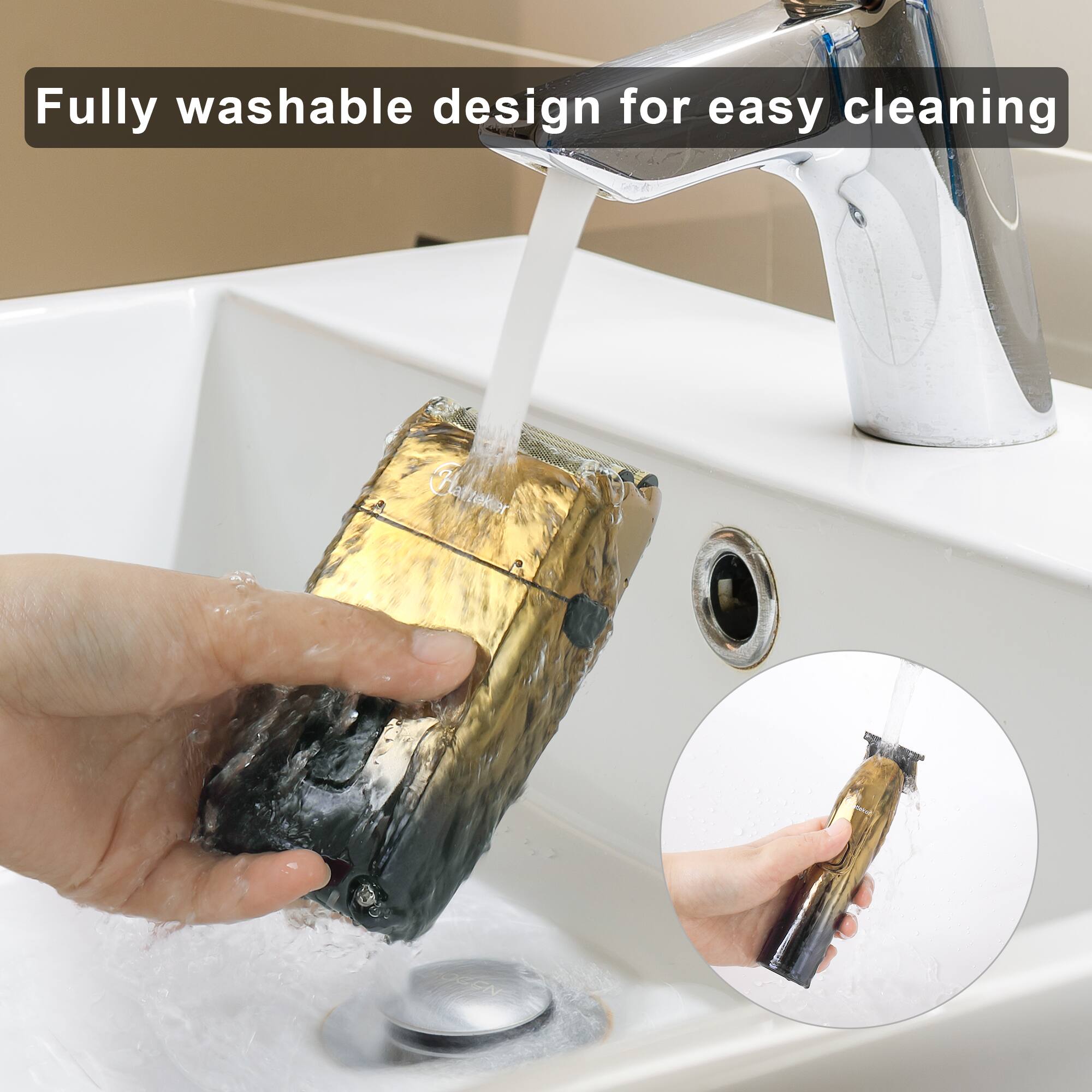 Fully washable design for easy cleaning